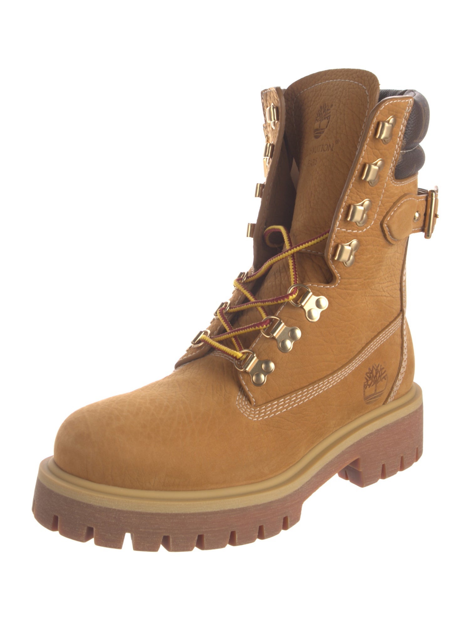 Louis Vuitton x Timberland 2024 Suede Lace-Up Boots