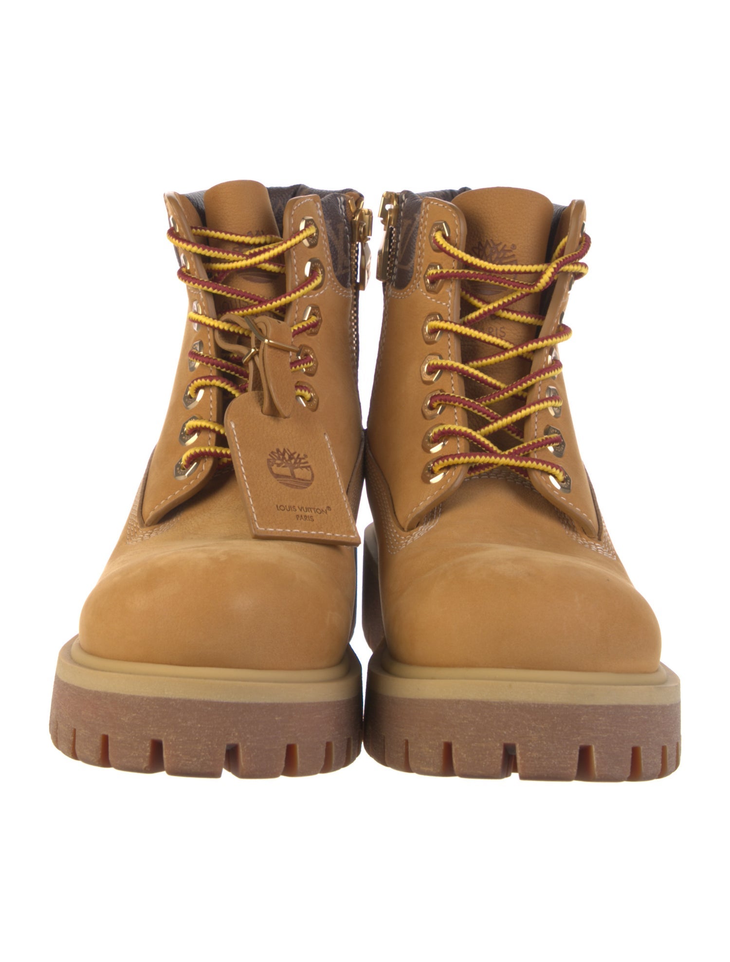 Louis Vuitton x Timberland 2024 LV Monogram Lace-Up Boots