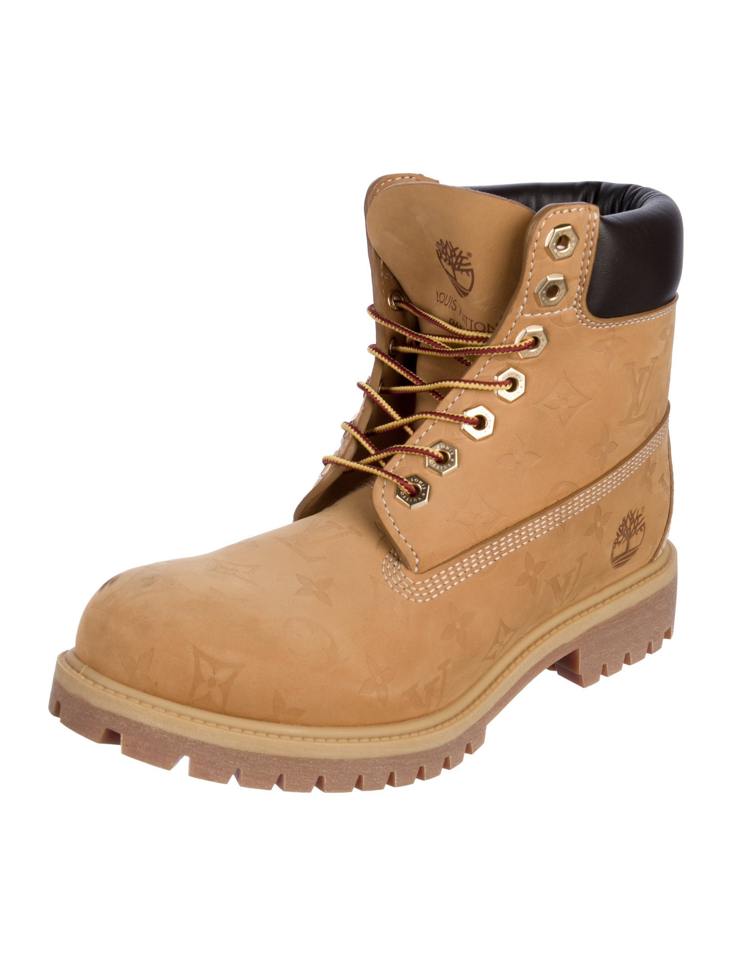 Louis Vuitton x Timberland 2024 LV Monogram Combat Boots