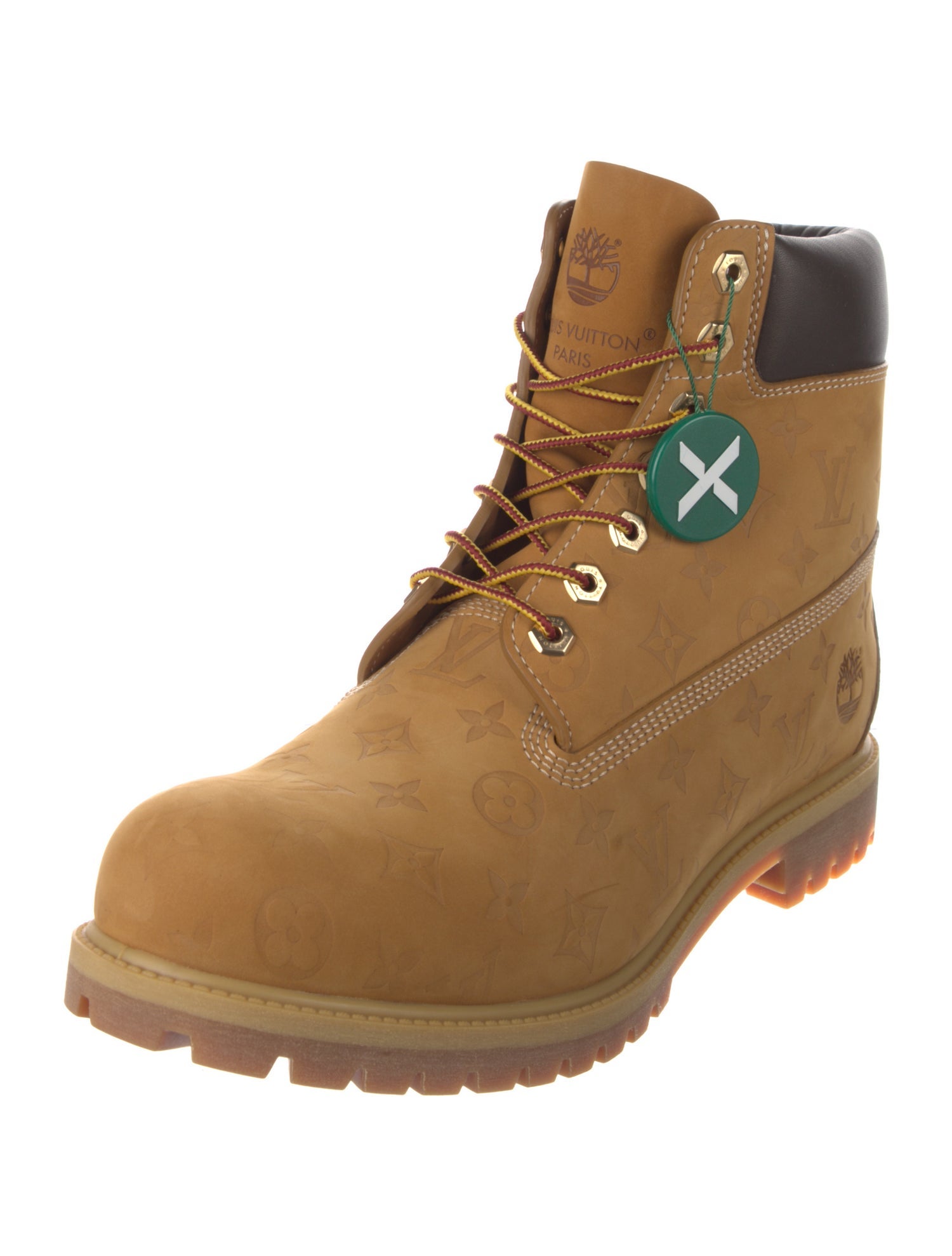 Louis Vuitton x Timberland 2024 LV Monogram Lace-Up Boots