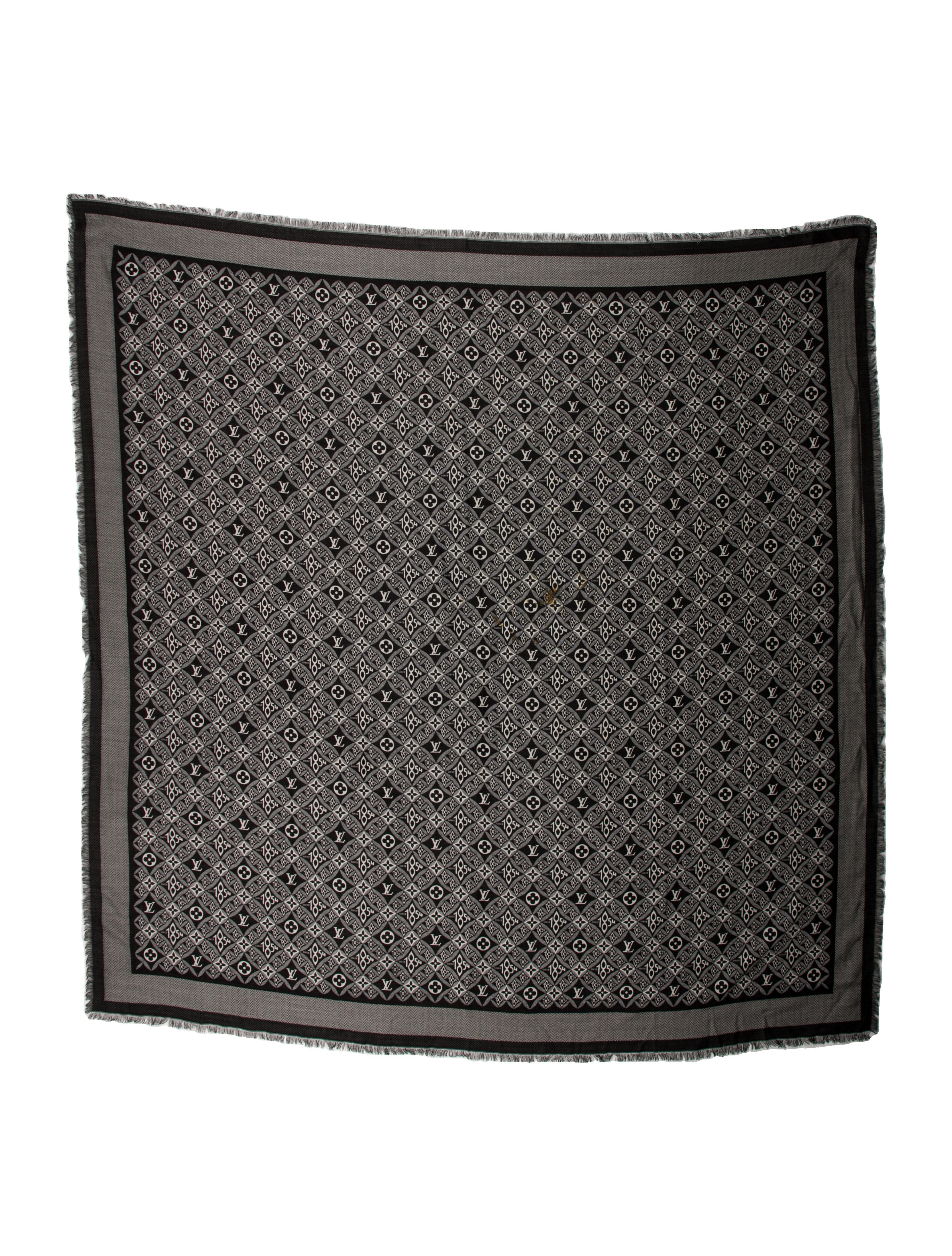 Louis Vuitton Since 1854 Monogram Shawl Silk Shawl