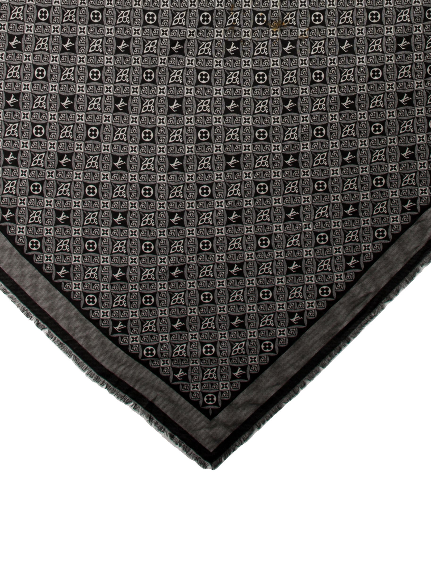 Louis Vuitton Since 1854 Monogram Shawl Silk Shawl