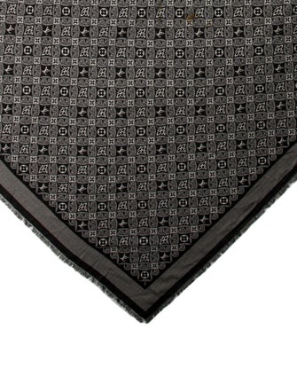 Louis Vuitton Since 1854 Monogram Shawl Silk Shawl