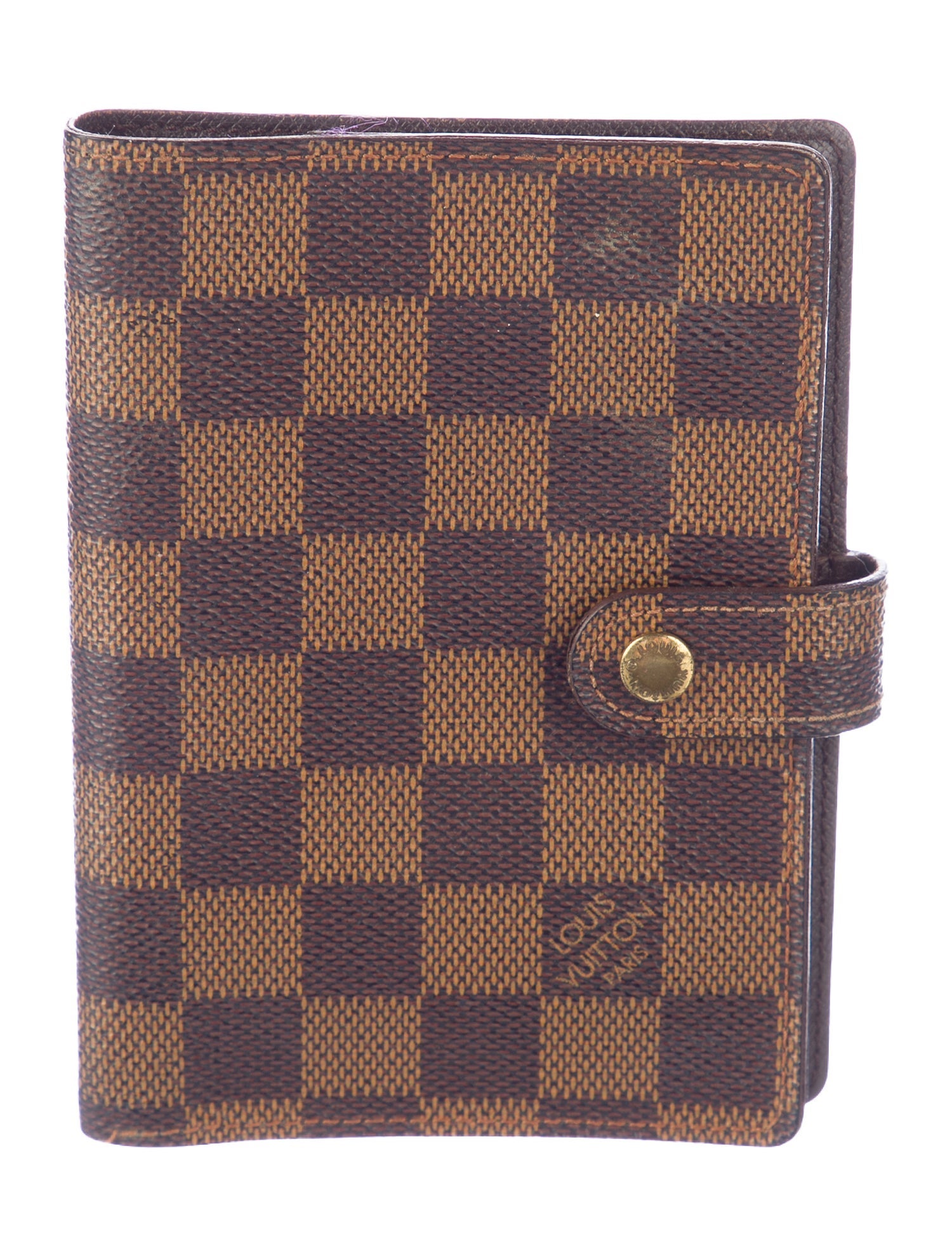 Louis Vuitton Damier Ebene Small Ring Agenda Cover