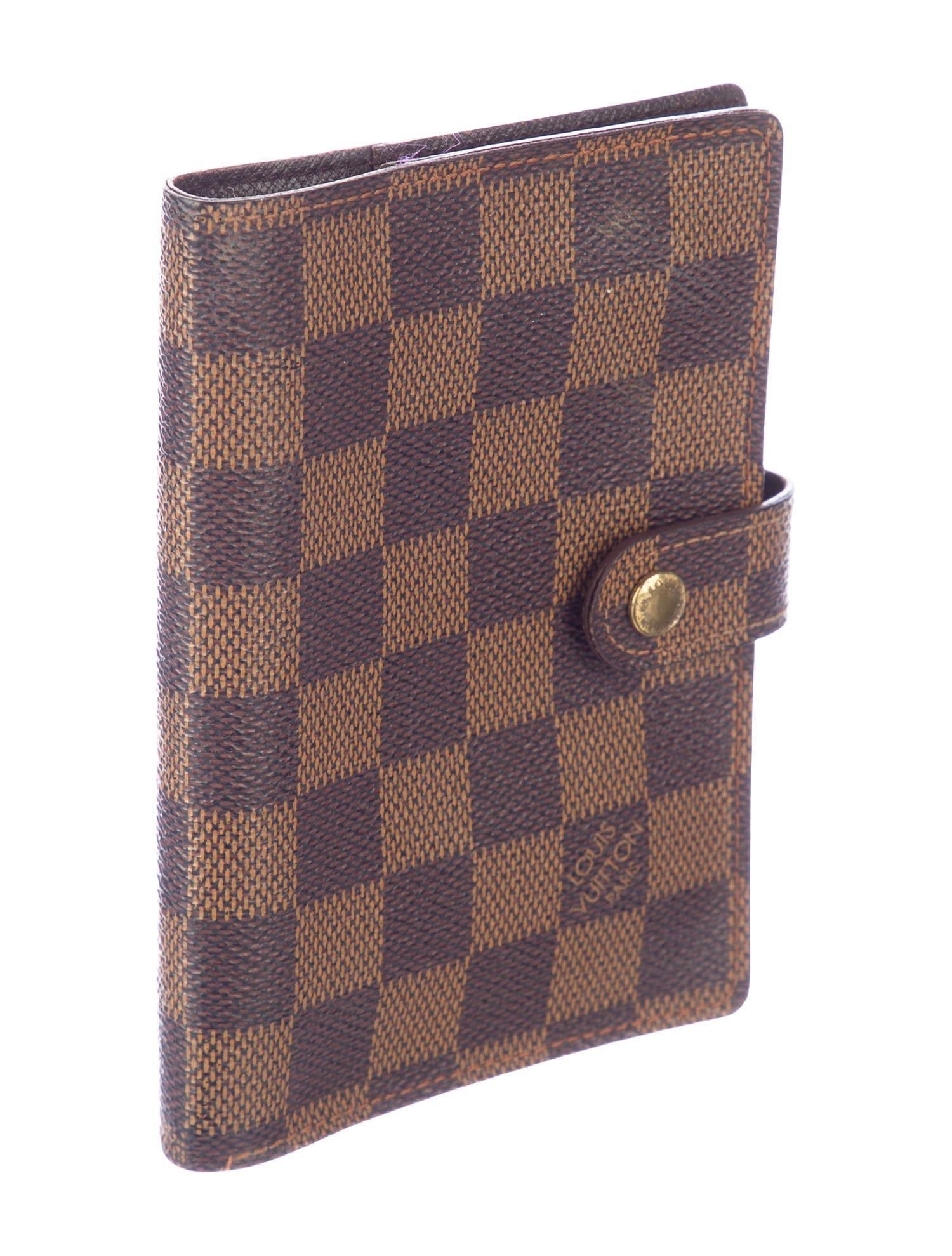 Louis Vuitton Damier Ebene Small Ring Agenda Cover