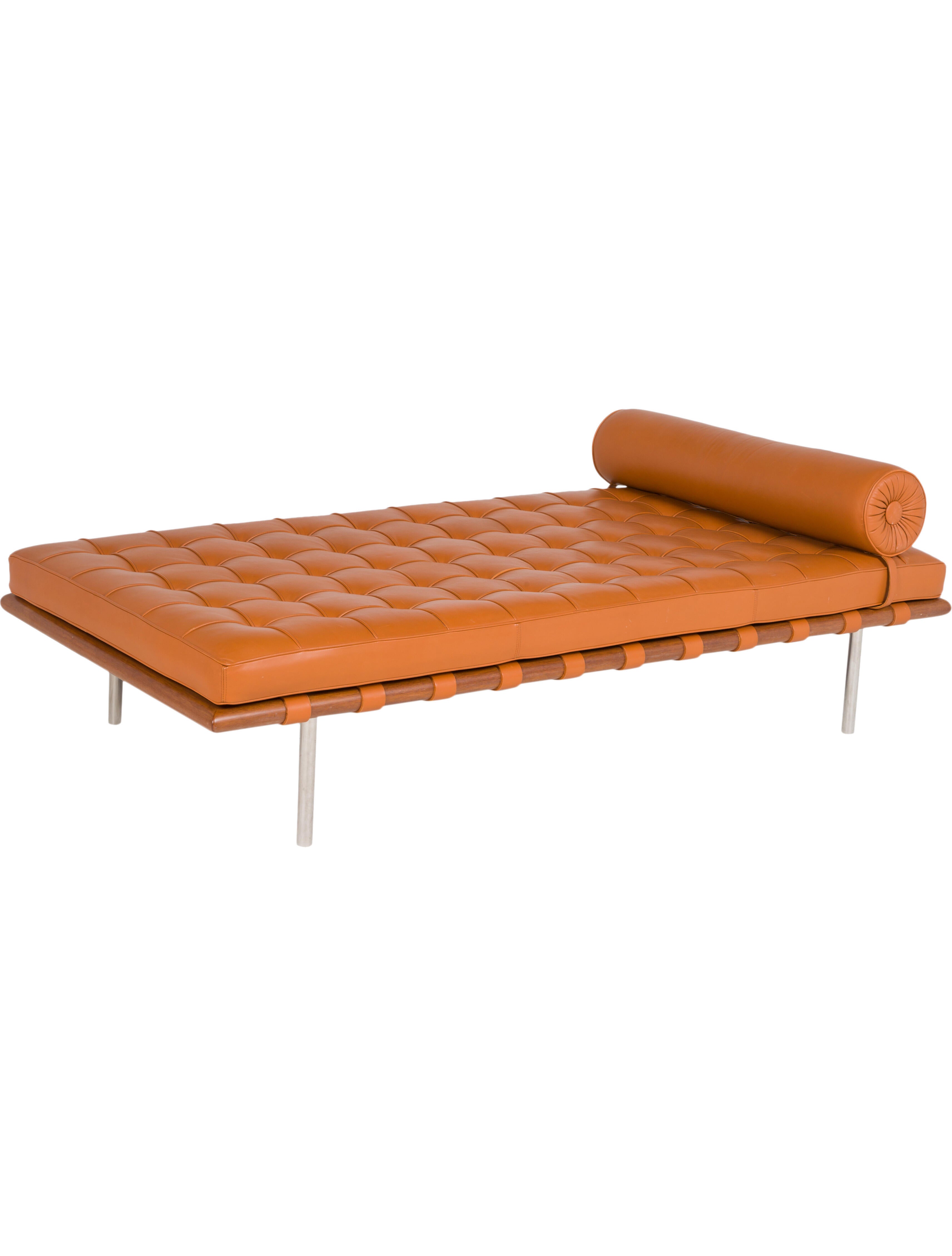 Ludwig Mies Van Der Rohe Barcelona Couch Brown, 1 pieces Seating