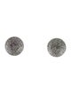 Sheryl Lowe Diamond Domed Stud Earrings