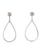 Sheryl Lowe Diamond Open Teardrop Earrings