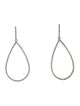 Sheryl Lowe Diamond Open Teardrop Earrings