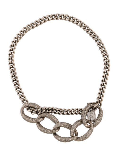 Sheryl Lowe 1.98ctw Diamond Link Chain Bracelet