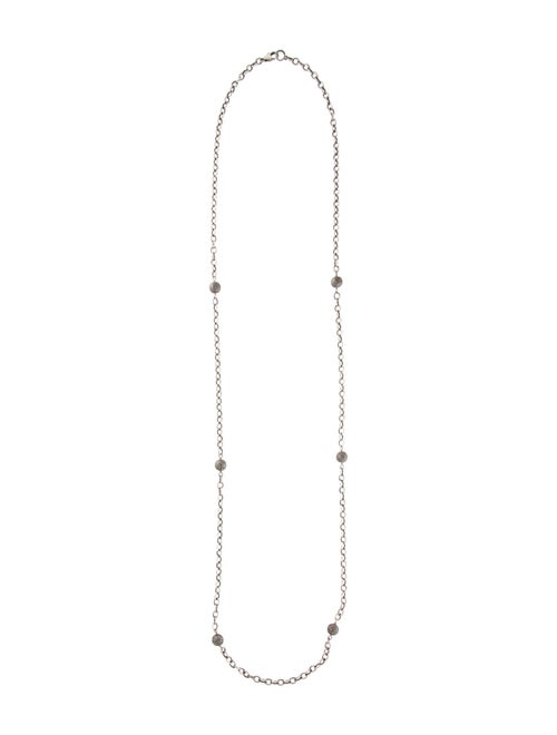 Sheryl Lowe 1.58ctw Diamond Station Necklace