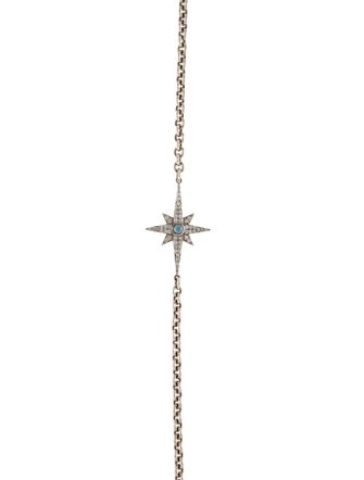 Sheryl Lowe Topaz & Diamond Star Multi-Strand Necklace