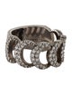 Sheryl Lowe Diamond Crescent Moon Band