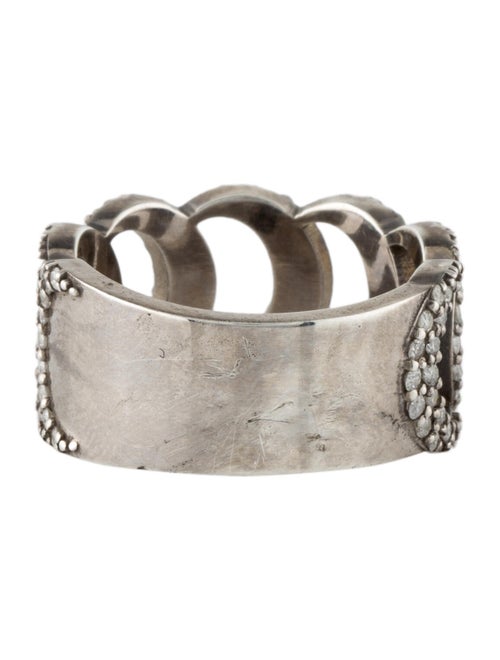 Sheryl Lowe Diamond Crescent Moon Band