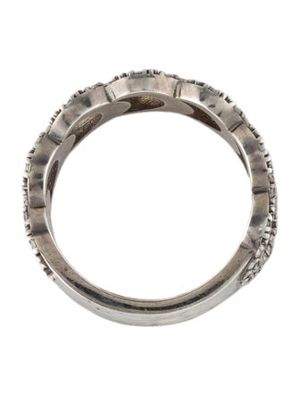 Sheryl Lowe Diamond Crescent Moon Band
