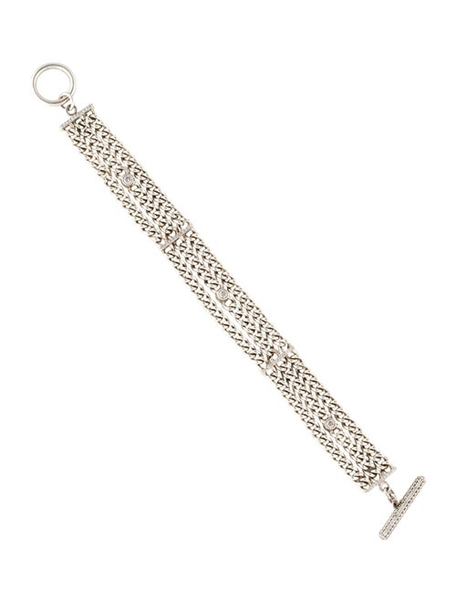 Sheryl Lowe 1.66ctw Diamond Curb Chain Bracelet
