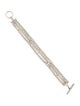 Sheryl Lowe 1.66ctw Diamond Curb Chain Bracelet