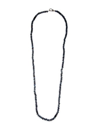 Sheryl Lowe Diamond & Opal Smooth Knotted Bead Necklace