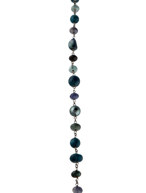 Sheryl Lowe Apatite Mix Wire Wrap Necklace