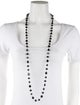 Sheryl Lowe Diamond, Onyx & Spinel Multi Wire Bead Necklace