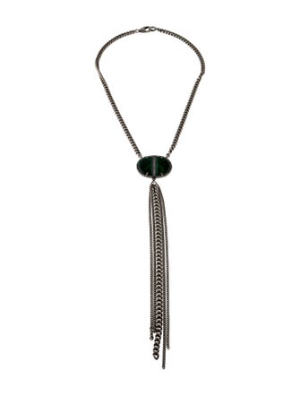 Sheryl Lowe Maw Sit Sit & Diamond Lavalier Necklace