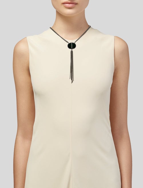 Sheryl Lowe Maw Sit Sit & Diamond Lavalier Necklace