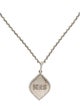 Sheryl Lowe Diamond 'MRS' Pendant Necklace