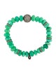 Sheryl Lowe Chrysoprase & Diamond Bead Bracelet
