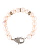 Sheryl Lowe Pearl & Diamond Bead Bracelet