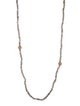 Sheryl Lowe Labradorite & Diamond Bead Strand Necklace