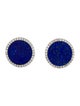 Sheryl Lowe Diamond & Lapis Lazuli Cufflinks