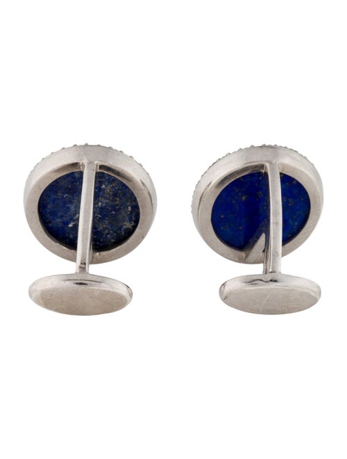 Sheryl Lowe Diamond & Lapis Lazuli Cufflinks