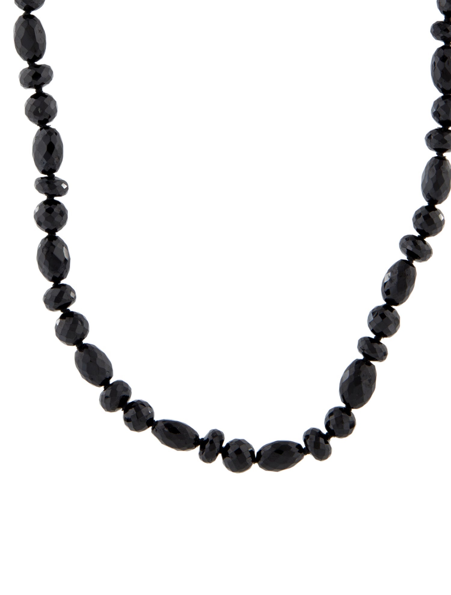 Sheryl Lowe Diamond & Spinel Long Bead Strand Necklace