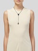 Sheryl Lowe Diamond & Topaz Bolo Necklace