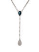 Sheryl Lowe Diamond & Topaz Bolo Necklace
