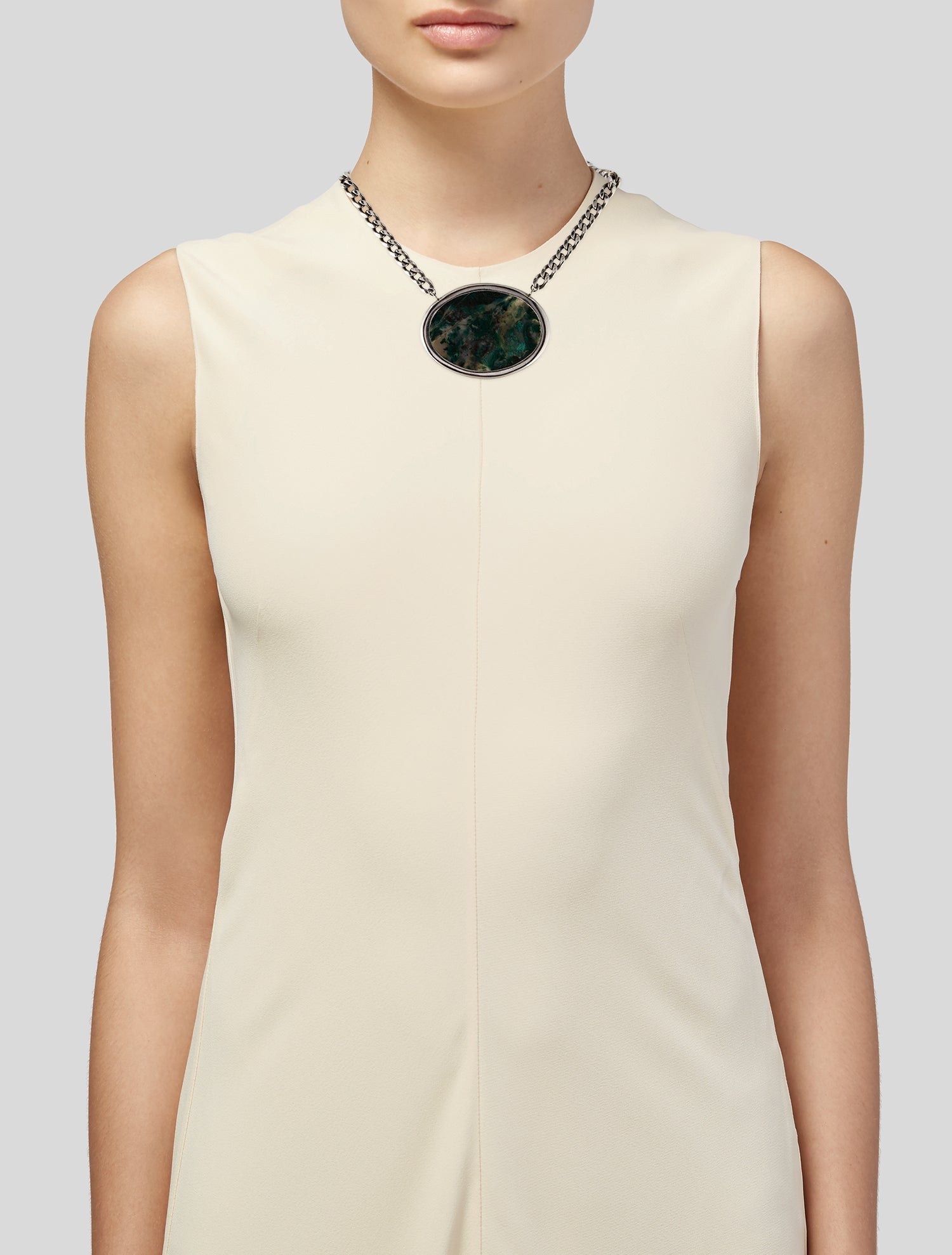 Sheryl Lowe Eilat & Diamond Pendant Necklace