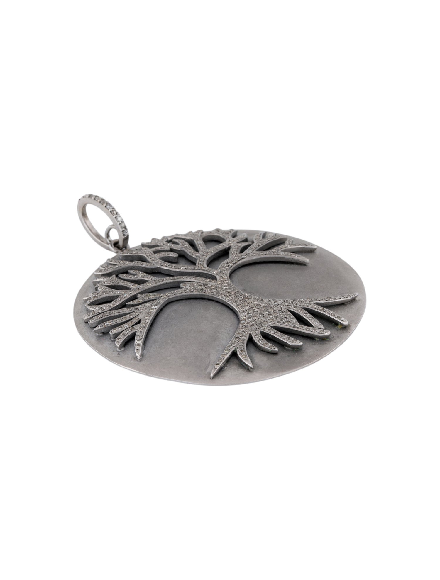Sheryl Lowe Diamond Tree of Life Medallion Pendant