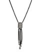 Sheryl Lowe 1.89ctw Diamond Shield Fringe Pendant Necklace