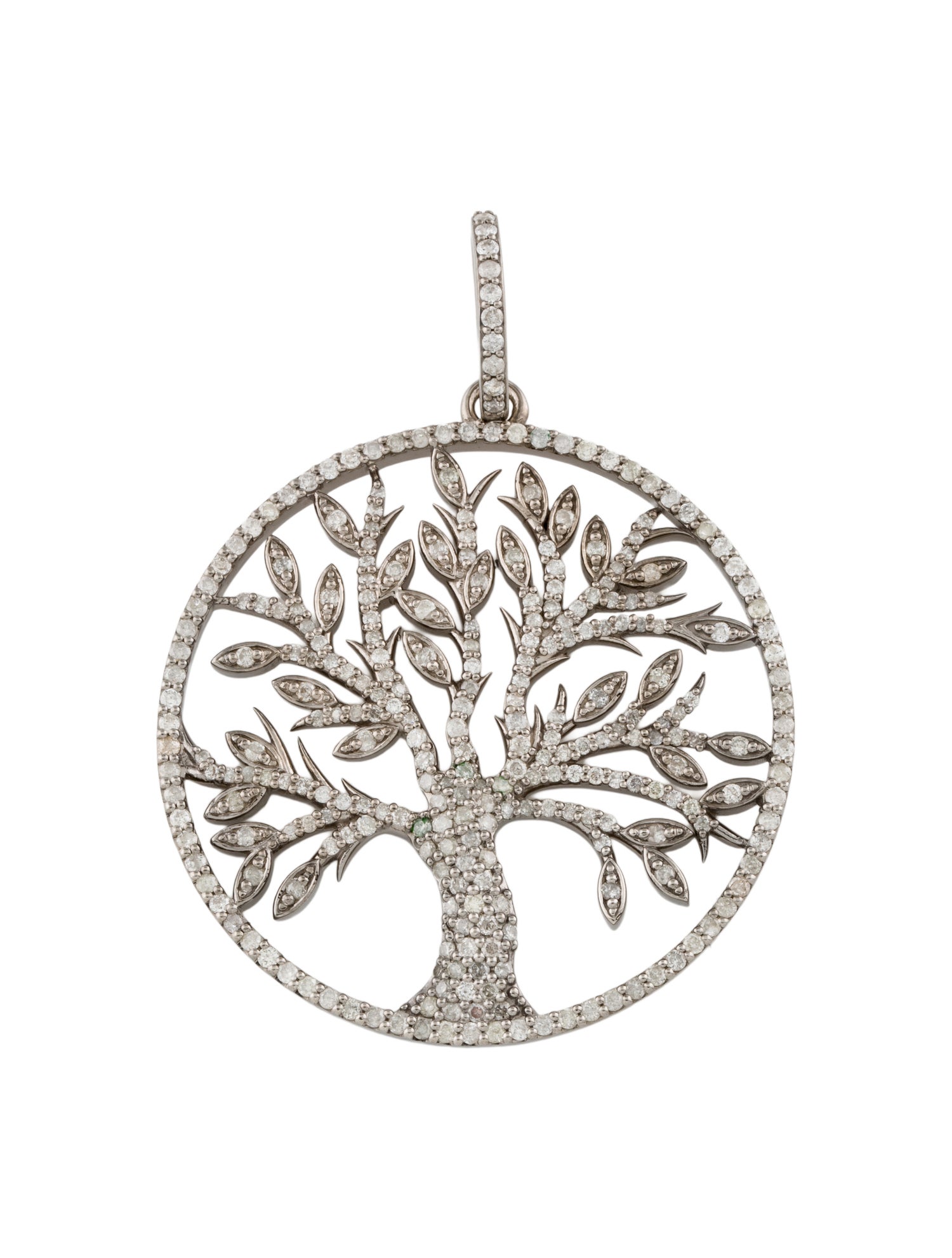 Sheryl Lowe 2.43ctw Diamond Tree of Life Pendant