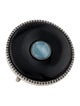 Sheryl Lowe Aquamarine, Diamond & Onyx Round Brooch