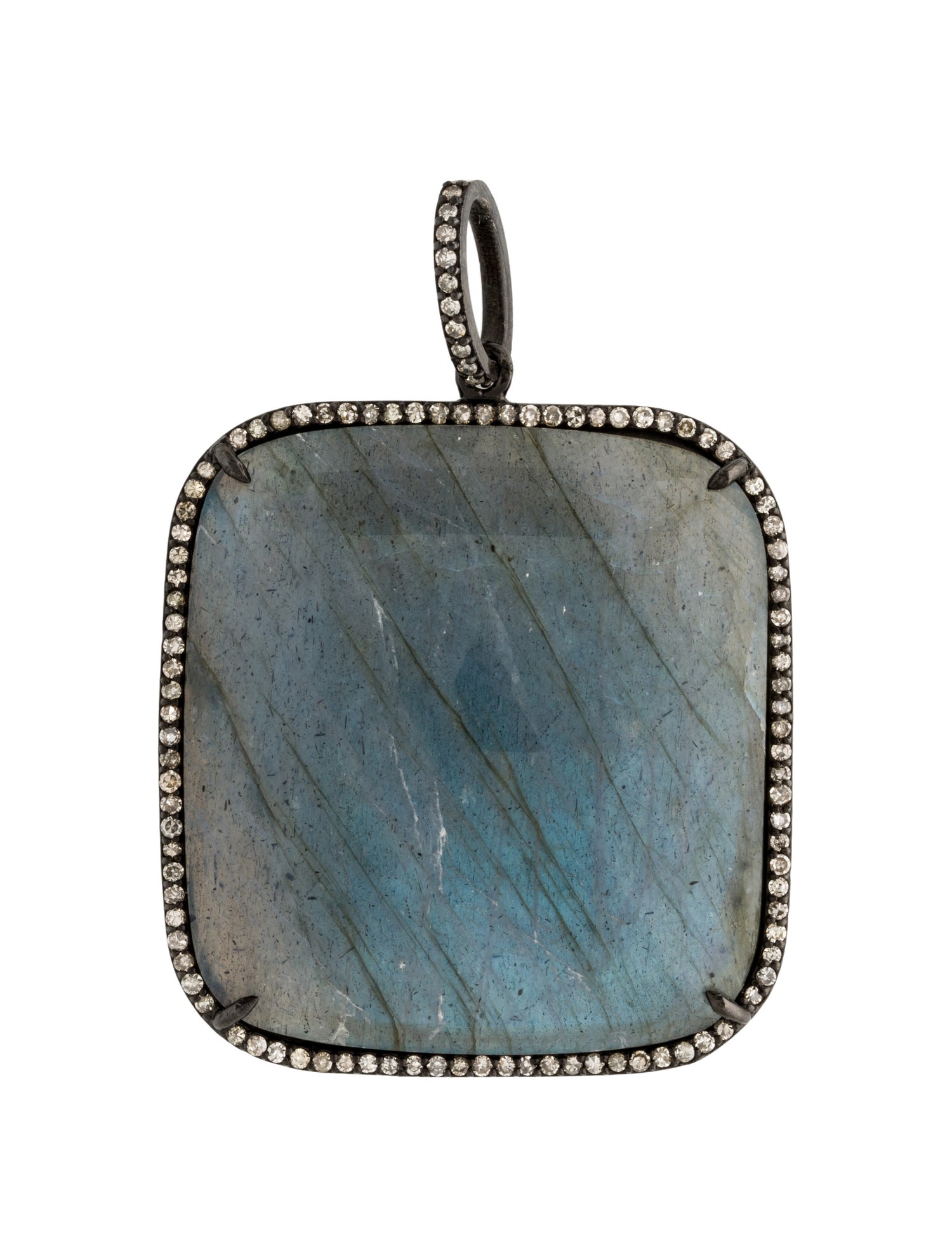 Sheryl Lowe Labradorite & 1.15ctw Diamond Pendant