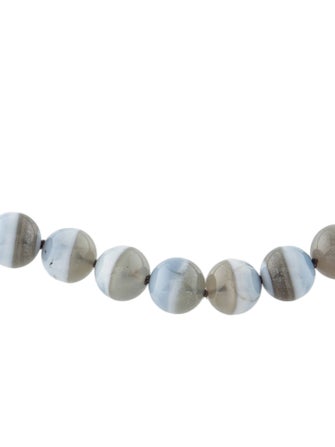 Sheryl Lowe Opal With Matrix Bead Strand Necklace