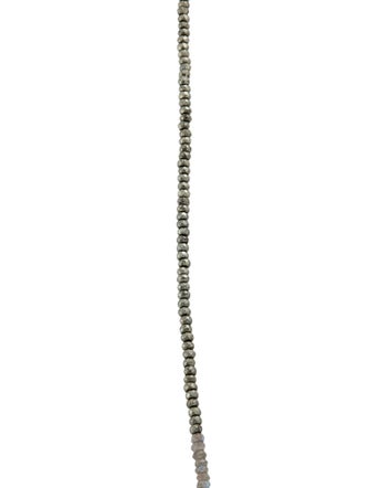 Sheryl Lowe Pyrite, Labradorite & Diamond Bead Strand Necklace