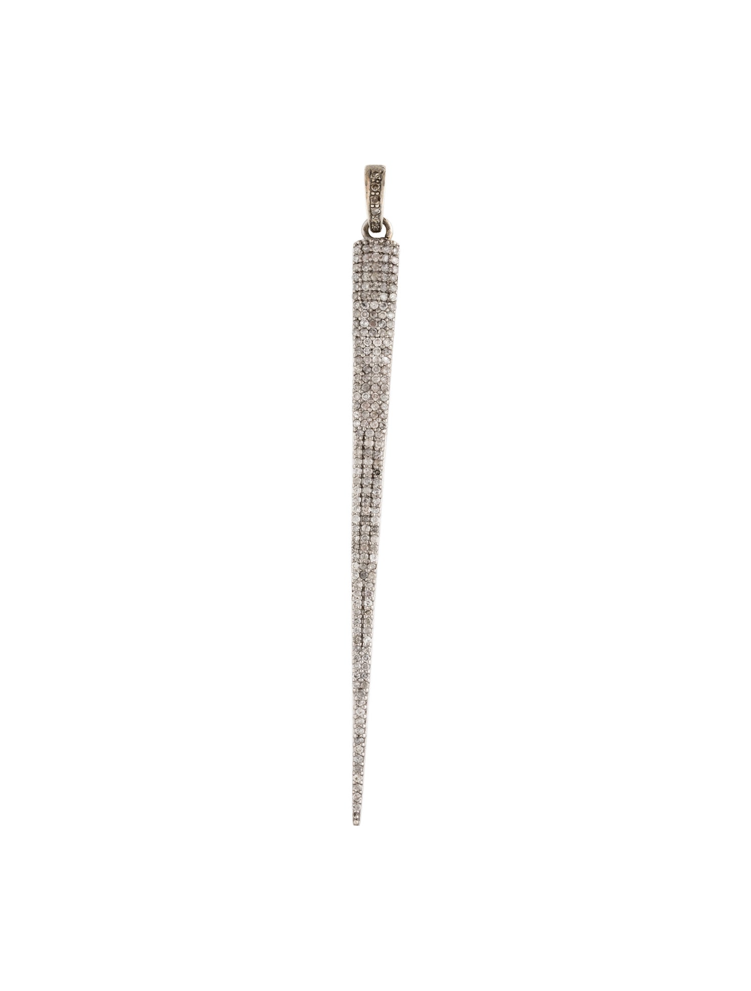 Sheryl Lowe 1.09ctw Diamond Spike Pendant