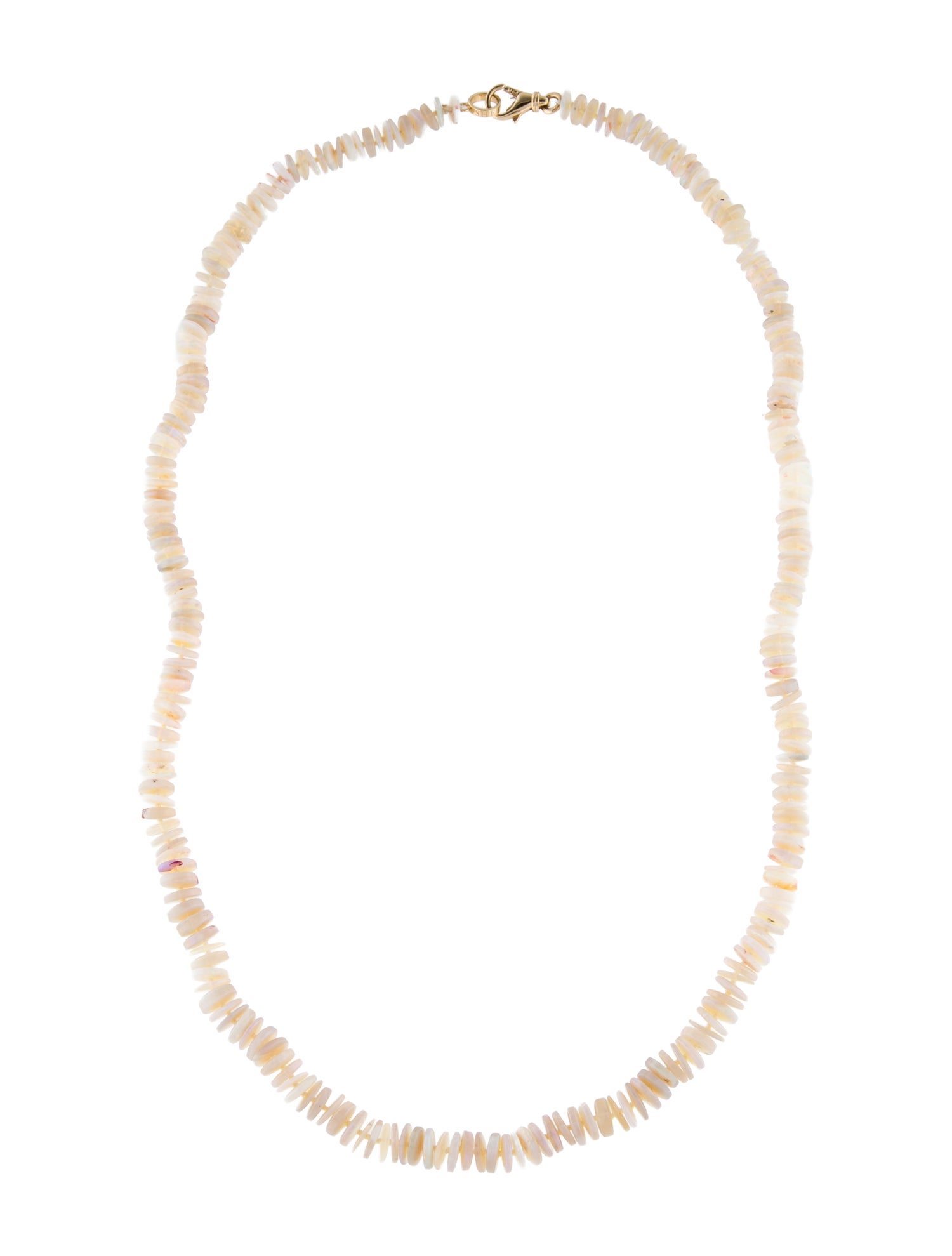 Sheryl Lowe 14K Opal Bead Strand Necklace