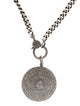 Sheryl Lowe 4.34ctw Diamond Evil Eye Medallion Pendant Necklace
