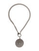 Sheryl Lowe 4.34ctw Diamond Evil Eye Medallion Pendant Necklace