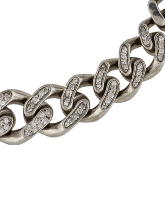 Sheryl Lowe Diamond Curb Link Bracelet