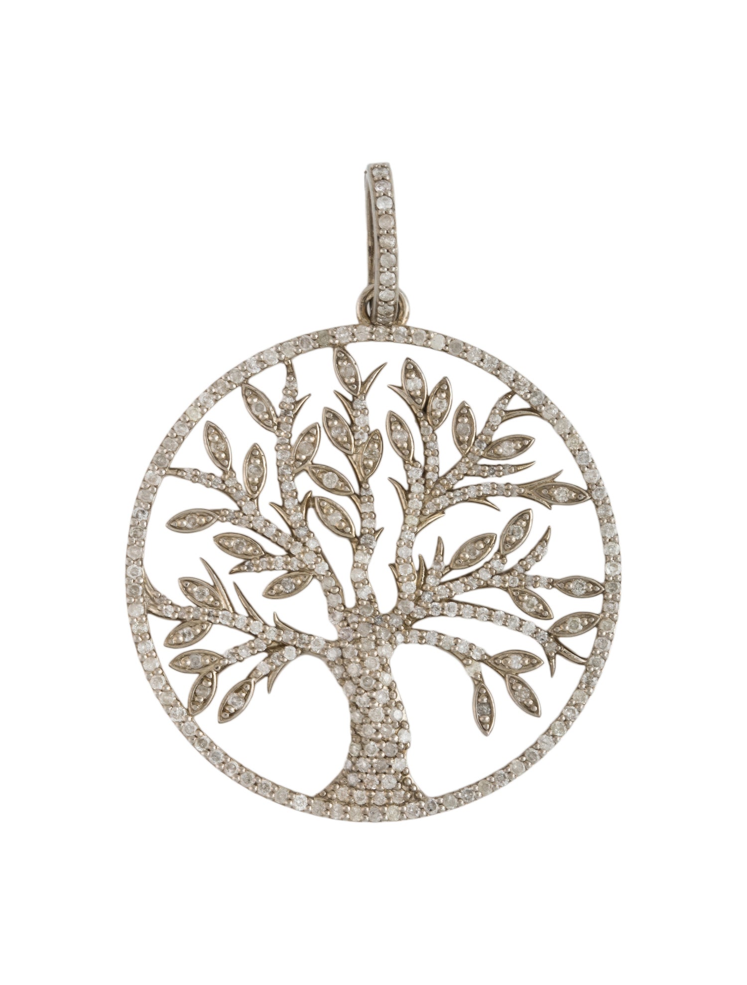 Sheryl Lowe 2.27ctw Diamond Tree of Life Pendant