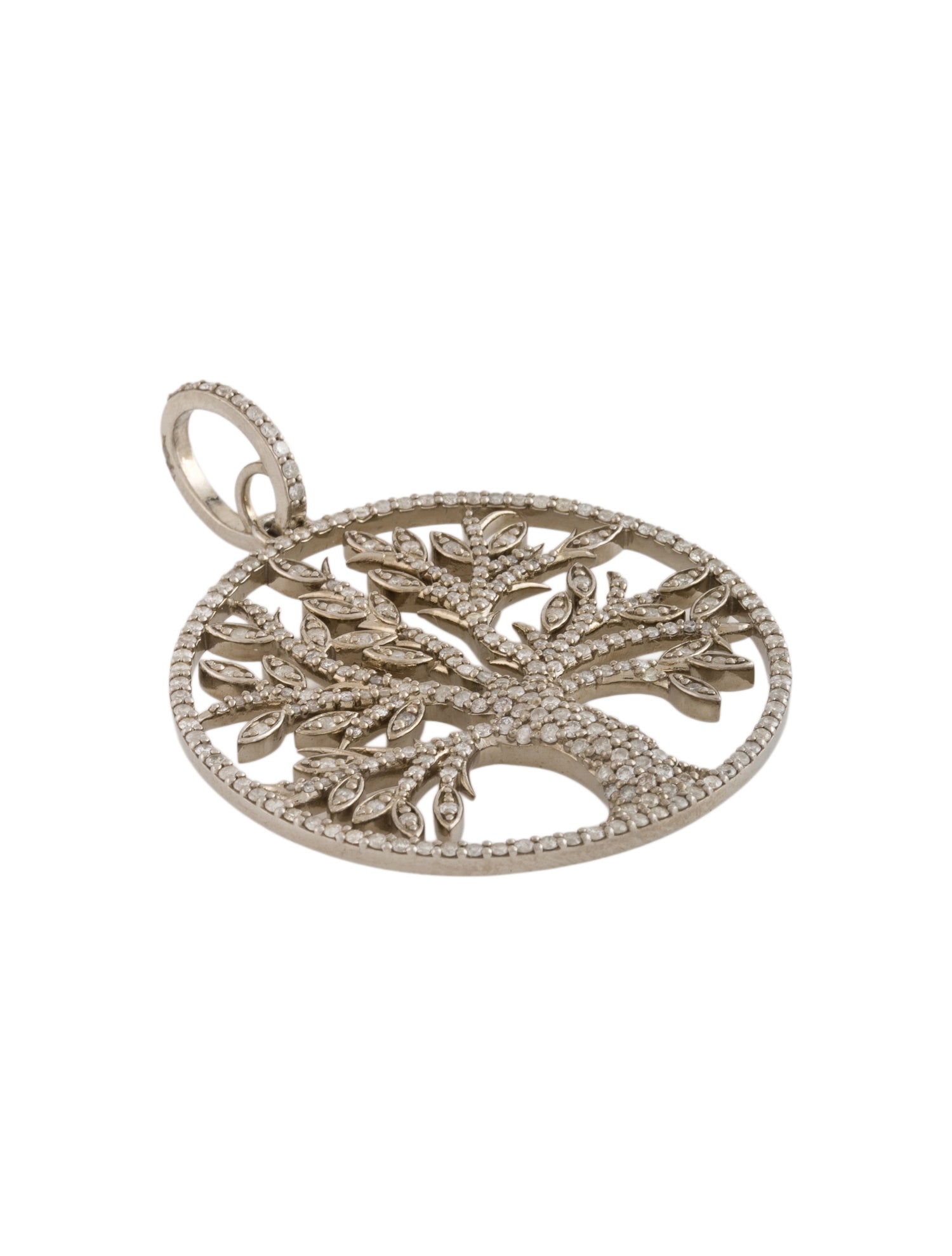 Sheryl Lowe 2.27ctw Diamond Tree of Life Pendant